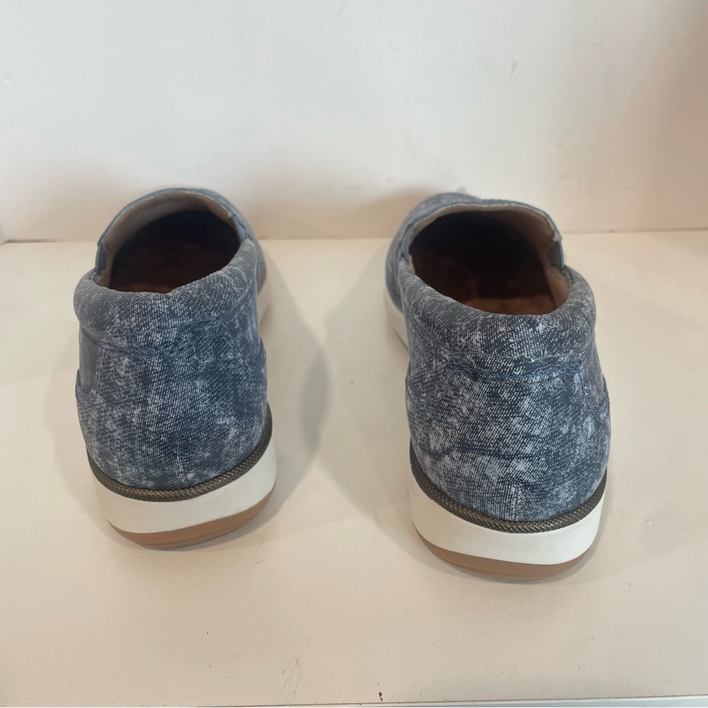 Ros Hommerson Orleans Denim Printed Leather Casual Shoe Women’s Size 10 Comfort - Picture 2 of 8